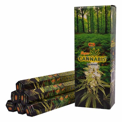 Благовония Raj Cannabis, блок (6 упаковок)