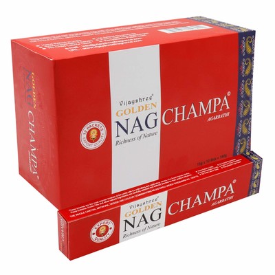 Благовония VijayShree Champa, блок (12 упаковок)