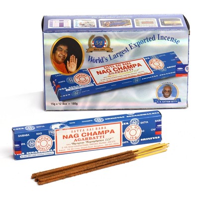 Благовония Satya Nag Champa, блок (12 упаковок)