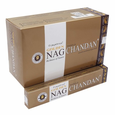 Благовония VijayShree Chandan, блок (12 упаковок)