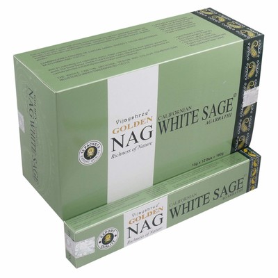 Благовония VijayShree White Sage, блок (12 упаковок)