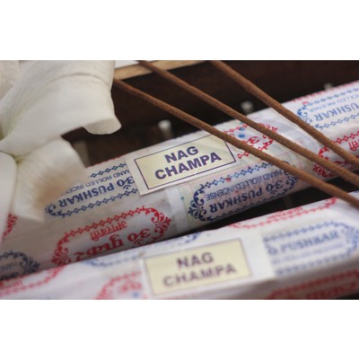 Благовония ручной работы Nag Champa, упаковка 50 грамм